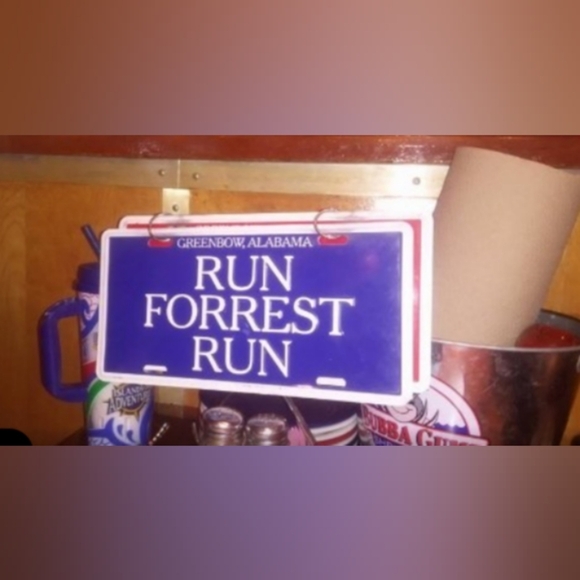 Stop Forrest Stop Metal Sign from Bubba Gump Shrimp Restaurants - Picture 6 of 7